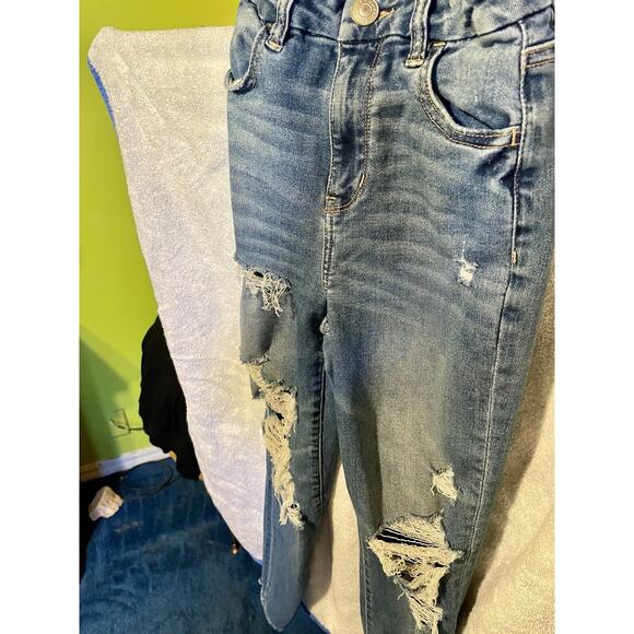 Womans Jeans American Eagle Curvy High Rise Jegging Next Level Stretch Size 0 - Picture 1 of 3